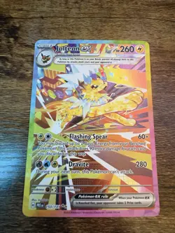 Pokemon TCG Jolteon EX Prismatic Evolutions Scarlet & Violet Set Near Mint - Image 1