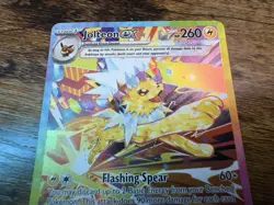 Pokemon TCG Jolteon EX Prismatic Evolutions Scarlet & Violet Set Near Mint - Image 5
