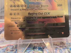 Pokemon Charizard GX Rainbow Gold Foil Card 150/147 - Image 2