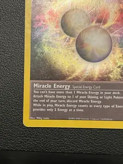 Miracle Energy 16/105 Neo Destiny Holo Light Play Pokemon 2001 - Image 5