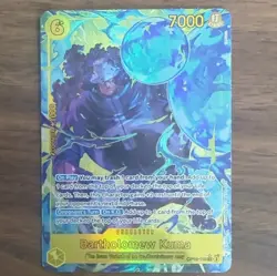 Bandai One Piece CCG Bartholomew Kuma OP12-119 Alternate Art Foil SR 7000/6 - Image 1