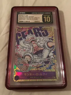 2023 ONE PIECE JPN AWAKENING OF NEW ERA SR AA MONKEY D. LUFFY CGC 10 PRISTINE - Image 1
