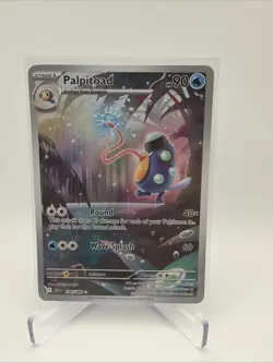 Pokemon SV: Black Bolt ⚡Card #104/086 Palpitoad Full Illustration. N/M Or Better - Image 1