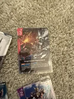 Gundam Card Game lot of 16, GD03 R/ LR cards - Includes Barbatos Lupus LR - Image 5