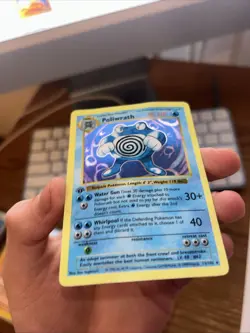 1ST EDITION Poliwrath Holo Foil Rare Base Set 13/102 1999 Pokemon TCG Card - Image 4