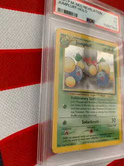 PSA 2001 P.M. NEO REVELATION, JUMPLUFF -HOLO #9 SHARP CARD - Image 4