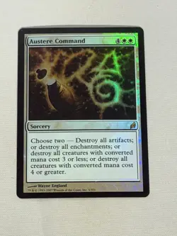 MTG FOIL Austere Command Lorwyn Magic the Gathering - Image 1