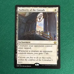 MTG [Authority of the Consuls] Foundations 0137 Reg Rare NM/Unplayed *Free Ship - Image 1