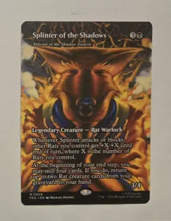 MTG - Splinter of the Shadows - Borderless - TMNT - Image 1
