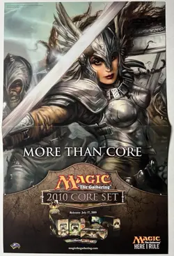 Magic The Gathering MTG Core 2010 Promotional Poster 11x17 Two Sided - Image 1