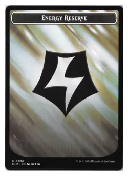 Fanatic of Rhonas // Energy Reserve Double-Sided Token T Modern Horizons 3 15 // - Image 2