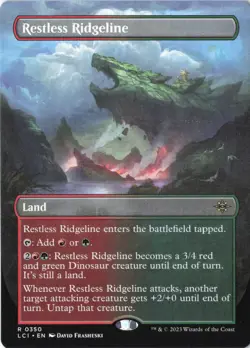 Restless Ridgeline (Borderless) R The Lost Caverns of Ixalan 350 NM - Image 1