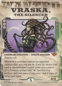Vraska, the Silencer (Showcase) M Outlaws of Thunder Junction 299 NM - Image 1