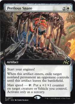 Perilous Snare (Extended Art) R Aetherdrift 377 NM - Image 1