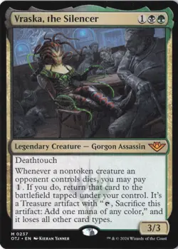 Vraska, the Silencer M Outlaws of Thunder Junction 237 NM - Image 1