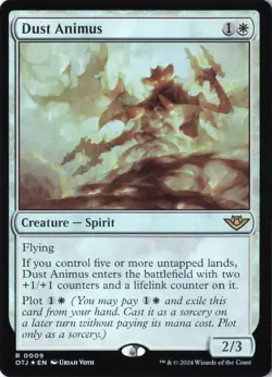 Dust Animus R Outlaws of Thunder Junction 9 NM Foil - Image 1