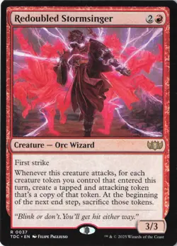 Redoubled Stormsinger R Commander: Tarkir: Dragonstorm 37 NM - Image 1