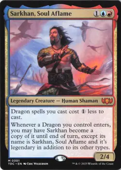 Sarkhan, Soul Aflame M Commander: Tarkir: Dragonstorm 301 NM - Image 1