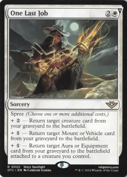 One Last Job R Outlaws of Thunder Junction 22 NM - Image 1