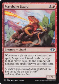 Magebane Lizard U Outlaws of Thunder Junction 134 NM - Image 1