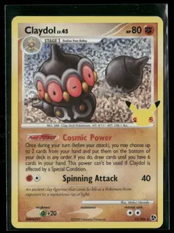 Pokemon 25th Celebrations 15/106 - Claydol - Holo! DPBP#397 - Image 1