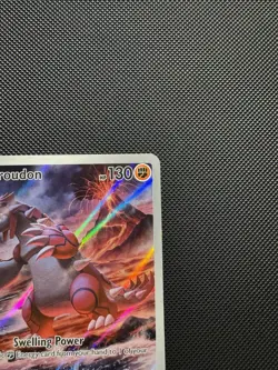 Pokemon TCG Groudon 199/182 Sv04: Paradox Rift Illustration Rare Near Mint - Image 3