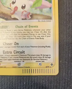 Pokemon Plusle 8/97 Holo. Near Mint Condition. - Image 2