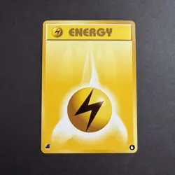 NM Pokemon Intro Pack Neo Lightning Energy 6 (Totodile Half Deck/Japanese/2001) - Image 1