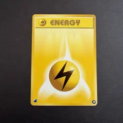 NM Pokemon Intro Pack Neo Lightning Energy 29 (Totodile Half Deck/Japanese/2001) - Image 1