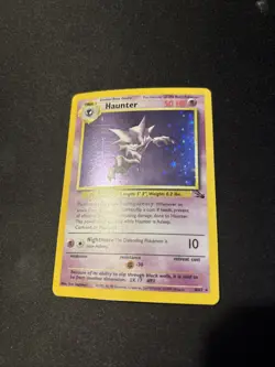 Haunter - 6/62 - Pokemon Fossil Unlimited Holo Rare Card WOTC NM - Image 1