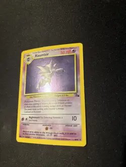 Haunter - 6/62 - Pokemon Fossil Unlimited Holo Rare Card WOTC NM - Image 3