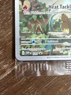 2023 Pokemon SVP EN 044 Charmander Obsidian Flames Black Star Promo Sealed - Image 3