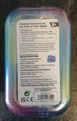 Vaporeon and Flareon Pokemon TCG Prismatic Evolutions Tin Factory Sealed Brand N - Image 3