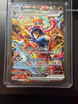 2024 POKEMON GRENINJA EX TWILIGHT MASQUERADE SPECIAL ILLUSTRATION #214/167! MINT - Image 1