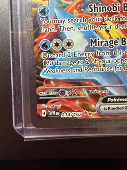 2024 POKEMON GRENINJA EX TWILIGHT MASQUERADE SPECIAL ILLUSTRATION #214/167! MINT - Image 5