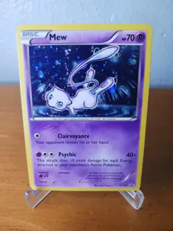2017 Mew Black Star Holo Promo XY192 XY Promos Pokemon - Image 1
