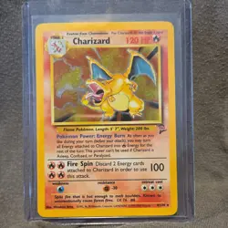 Pokemon Charizard Base Set 2 Holo Rare 4/130 120 HP Wizards of the Coast - Image 1