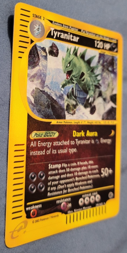 Tyranitar 66/165 Expedition 2002 Reverse Holo e-Series Pokemon TCG LP - Image 1