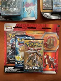 Pokemon TCG Legendary Beasts Pin Blister Bundle - SEALED - Entei Raikou Suicune - Image 5