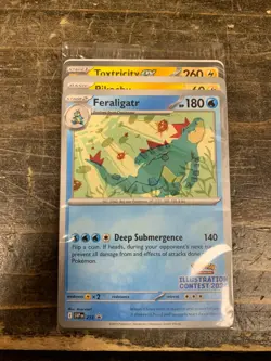 Pokemon Illustration Contest 2024 Feraligator (SEALED) (NEW) - Image 1