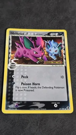 Nidoran 57/101 Reverse Holo Pokemon EX Dragon Frontiers - Image 1