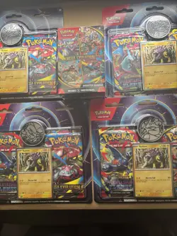 (1)Mega Evolution Booster Bundle Pokemon Mix Lot Phantasmal (4) 2 Pack Blisters - Image 1