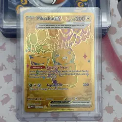 Pikachu Ex Sv: Prismatic Evolutions 179/131 Hyper Rare Holo Pokemon TCG - Image 1