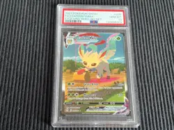 2021 POKEMON SWSH #205/203 LEAFEON VMAX *EVOLVING SKIES SECRET PSA 10 GEM MINT* - Image 1