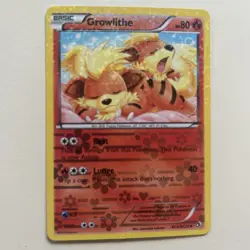 Growlithe RC4/RC25 Unc Holo Legendary Treasures: Radiant Collection Pokemon - Image 1