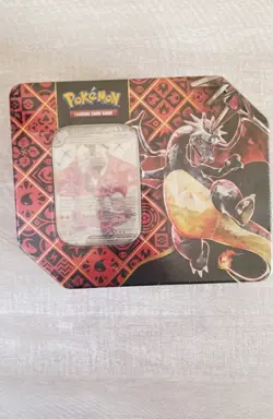 Pokemon TCG Paldean Fates Charizard Tin - Image 1