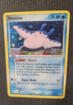 Pokemon Mantine 45/109 Ex Team Rocket Returns Holo Stamped. Near Mint. - Image 1