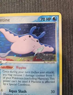 Pokemon Mantine 45/109 Ex Team Rocket Returns Holo Stamped. Near Mint. - Image 5