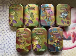 Pokemon Scarlet Violet 151 Mini Tin Set of 7 - brand new - Image 1