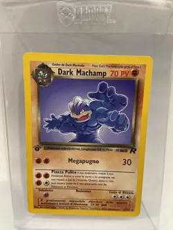 🌟Pokemon TCG Dark Machamp Rocket 27/82 Regular 1st Edition Rare🌟LP+ [Italian] - Image 1